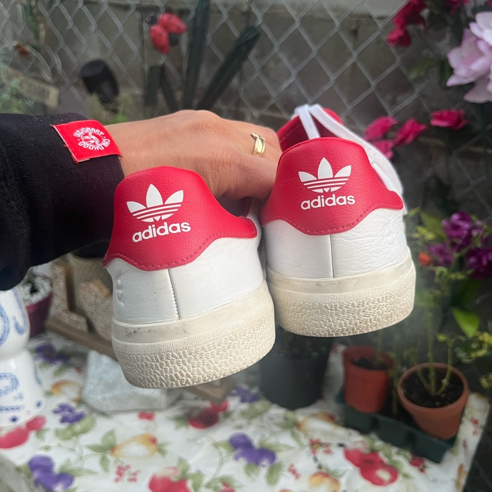 Adidas 3MC X EviseN Men's Classic Low-Top White Red Skateboarding Shoe Mens 10.5 - Picture 4 of 11